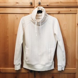 prAna small herringbone quilted pullover sweater